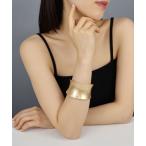 バングル 「金属アレルギー対応」 マット ワイド プレートバングル / ニッケルフリー レディース