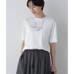 tシャツ メッセージロゴプリントTシャツ レディース