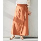 スカート ラップライクフレアスカート
