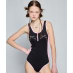uv cut купальный костюм BE RIBBON SWIMSUIT женский 