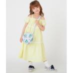 ワンピース オフショルダーティアードワンピース キッズ 子供服 女の子