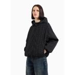 ブルゾン ジャンバー 「A|X アルマーニ エクスチェンジ」オールオーバーロゴ　リバーシブルナイロンジャケット レディース