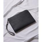 クラッチバッグ サフィアーノレザークラッチバッグ メンズ