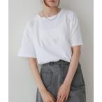 tシャツ リボンパールTシャツ レディース