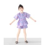 ショッピングキッズ浴衣 浴衣 「綿100％」甚平　ーmade in japanー キッズ 子供 女の子