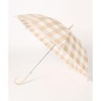 傘 ギンガムチェックフロストビニール傘 レディース