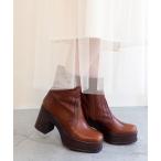 ブーツ 厚底レトロショートブーツ　1310245 レディース