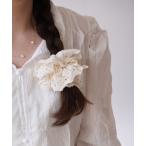 シュシュ 「 ammy. / エイミードット 」 コットン レース ビッグ ヘア シュシュ