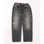 ショッピングダンガリー パンツ Black Denim Easy Pants キッズ 子供服 男の子 女の子