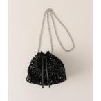 ショッピングスパンコール ショルダーバッグ バッグ ミニスパンコールチェーンバッグ レディース