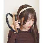 カチューシャ ツイストレザーカチューシャ