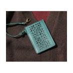 財布 ダイヤカットワーク　パスケース レディース