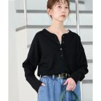 ニット セーター ウォッシャブル2WAYヘンリープルオーバー レディース