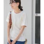 tシャツ 「UVカット」コットンリネン針抜きプルオーバー レディース