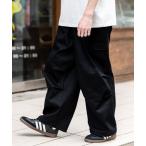 カーゴパンツ タックワイド2WAYミリタリーカーゴパンツ メンズ レディース