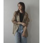 ジャケット テーラードジャケット 「MINERTE」sheer tailored jacket / シアーテーラードジャケット レディース