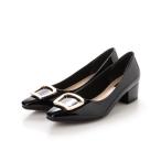 パンプス 「EVOL」晴雨兼用バックル4.5cmヒールパンプス IX5446