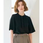 ブラウス シャツ ピンタックフレアスリーブ レディース