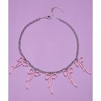 ネックレス WEGO/リボンメタルネックレス レディース