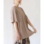 tシャツ バックヘンリー オーバーラグランTEE レディース