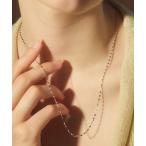 ネックレス 「les bonbon」victoria long necklace / white gold　ヴィクトリア ロングネックレス レディース