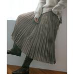 スカート シャイニー プリーツスカート
