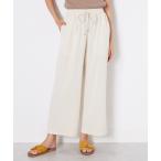 パンツ なめらかタッチイージーワイドパンツ レディース