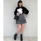 パンツ ティアードフリルミニスカパン レディース