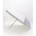 ショッピング折りたたみ日傘 折りたたみ傘 Wpc. 遮光フラワーカットストライプ ミニ 折りたたみ傘 日傘 レディース