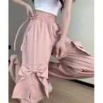 カーゴパンツ リボンカーゴパンツ レディース