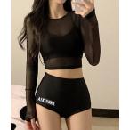  купальный костюм [3 позиций комплект ] solid цвет sia- тянуть over имеется Rush Guard женский 