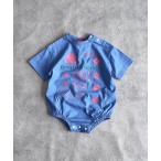 ベビー服 ロンパース 「BOKU HA TANOSII」別注ラクガキ柄ロンパース(70〜80cm)