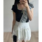 ショッピングネックストラップ オーガンジーフリルネックストラップ「RL」