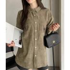 ブラウス シャツ U.S. POLO ASSN. ベーシックデザイン コーデュロイ シャツ レディース