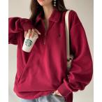 トレーナー スウェット U.S. POLO ASSN. フリース素材 ハーフジップ アノラック レディース メンズ