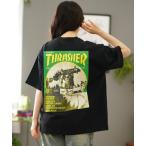 tシャツ THRASHER/スラッシャー×Manhattan Portage/マンハッタンポーテージ コラボTシャツ オーバーサイズ MP-M584