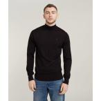 セーター ニット PREMIUM CORE MOCK NECK KNITTED SWEATER/ワンポイントロゴモックネックセーター メンズ