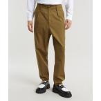 チノパン PLEATED CHINO RELAXED/ワイドテーパードタックチノパンツ メンズ