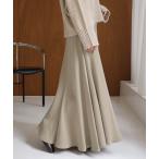スカート バイアスフレアマーメイドロングスカート