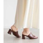 サンダル スクエアトゥ ベーシックミュールサンダル レディース