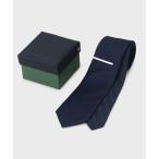 ネクタイ 「BOXセット」スタンダード柄ネクタイ＆タイバー