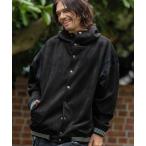 スタジャン mj10078-Suede Like Ponti Hooded Jacket フーデッドジャケット メンズ