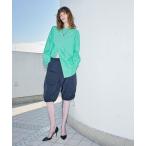 ショッピングSHIRTS ブラウス シャツ NOCOLLAR SHIRTS ノーカラー シャツ 長袖 レディース