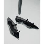 パンプス ダブルリボンパンプス