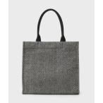 トートバッグ 「大人気バッグ！／A4収納可能」ジャカードスクエアバッグ レディース