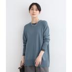 ニット セーター 「洗える」Vネックチュニックニット レディース