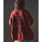  свитер вязаный mn2979- Logo jacquard oversized sweater вязаный мужской 
