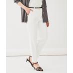 パンツ 「キレイ見え/後ろウエストゴム」ストレッチテーパードパンツ レディース