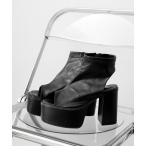 サンダル LOVEHUNTER シアー/PU 厚底ブーツサンダル レディース