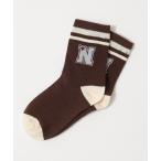 靴下 カレッジアソートクルーソックス(セピア) キッズ 子供 男の子